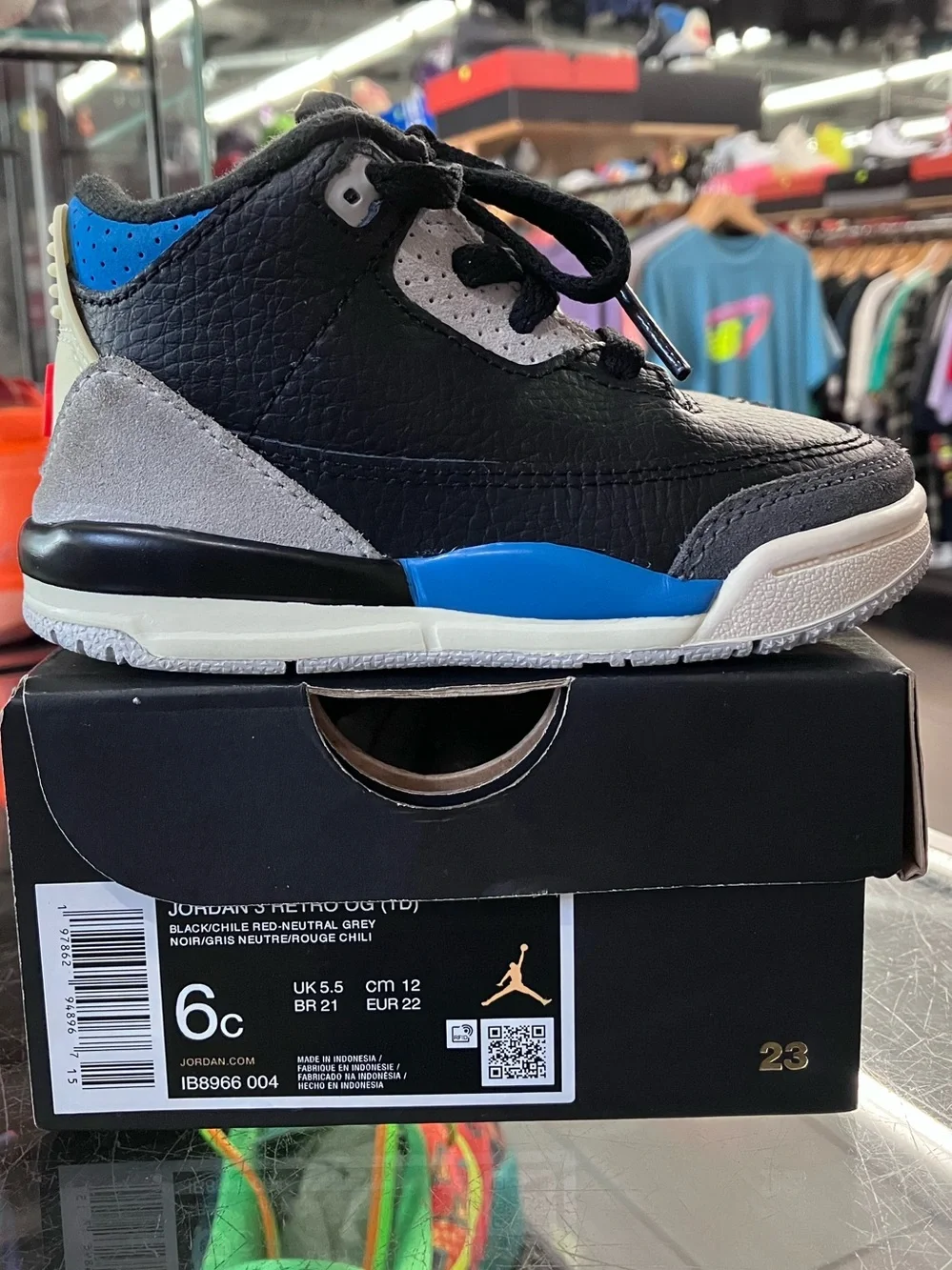 Air Jordan 3 Retro TD Rare Air Size 6C